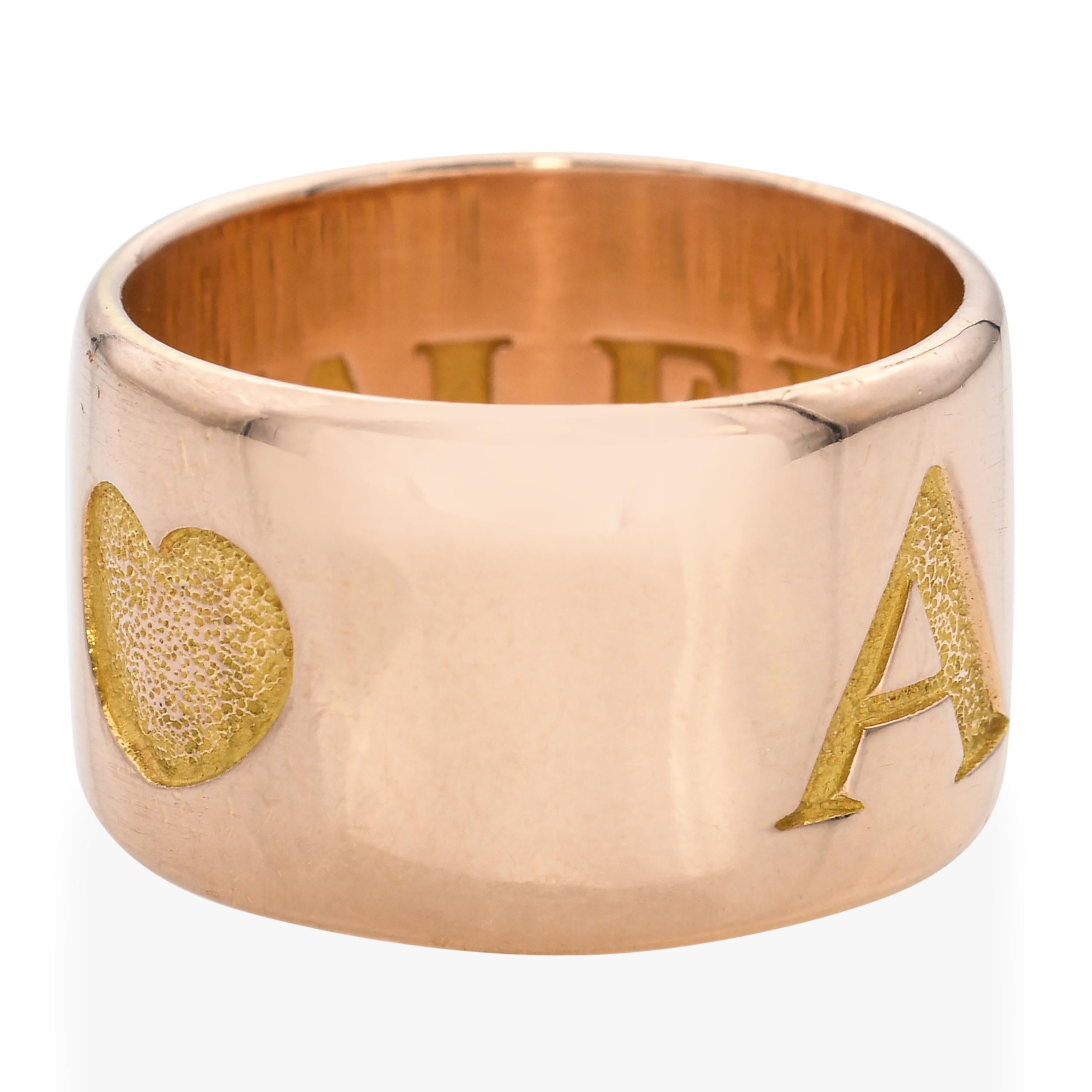 Pasquale Bruni 18k Rose Gold Amore Ring im Angebot 1