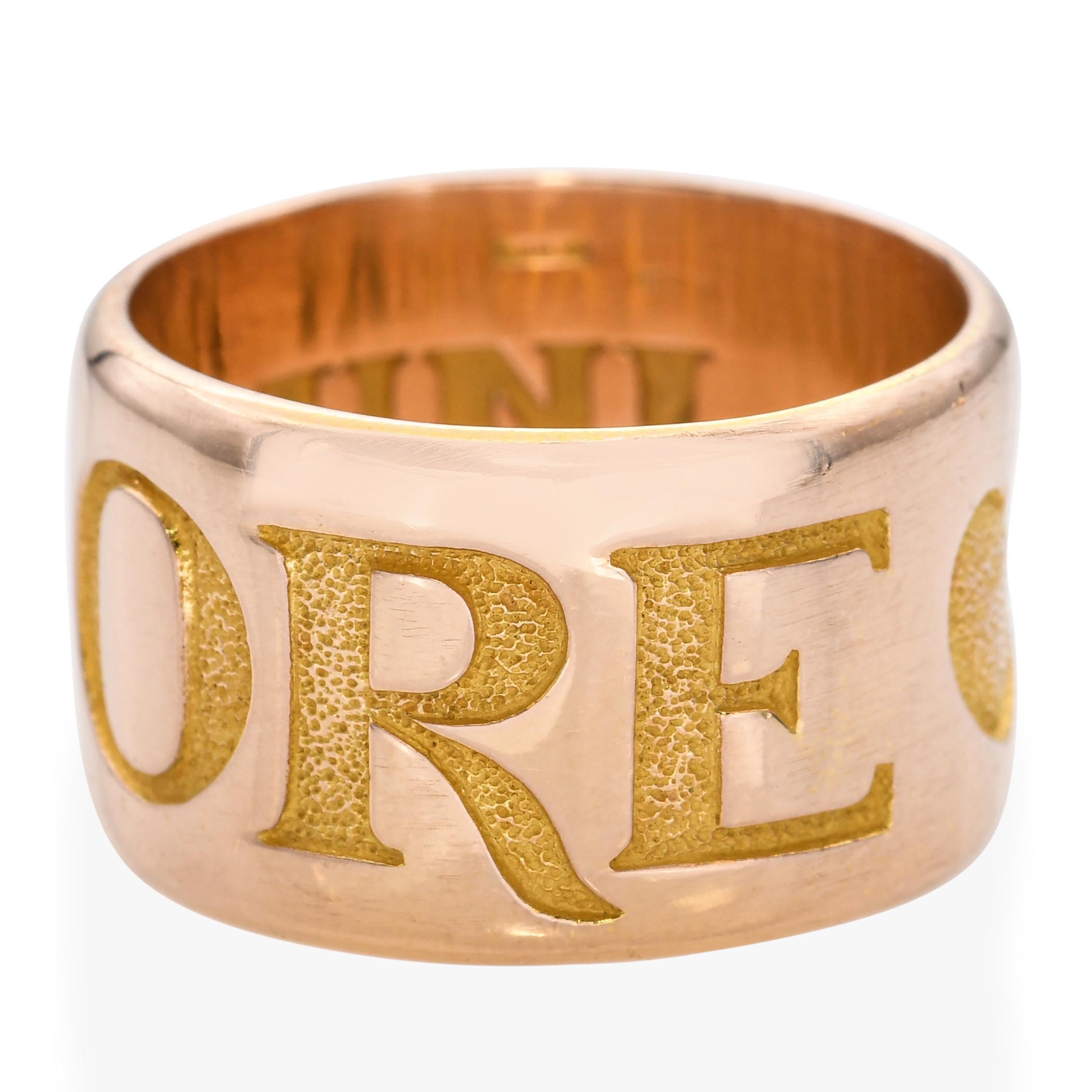 Pasquale Bruni 18k Rose Gold Amore Ring im Angebot 2