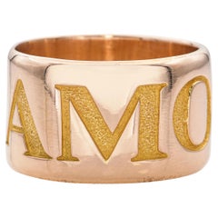 Pasquale Bruni 18k Rose Gold Amore Ring