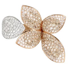Pasquale Bruni 18K White and Rose Gold Diamond Pave (2.86CT) Giardi Segriti Ring