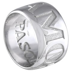 PASQUALE BRUNI 18K White Gold Amore Band Ring
