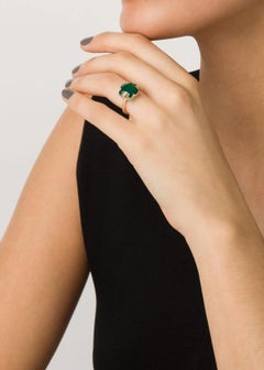 Pasquale Bruni 18kt Rose Gold Petit Jolie Agate and Diamond Ring