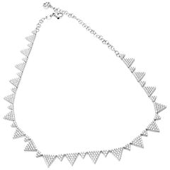 Pasquale Bruni 8.19 Carat Diamond White Gold Necklace