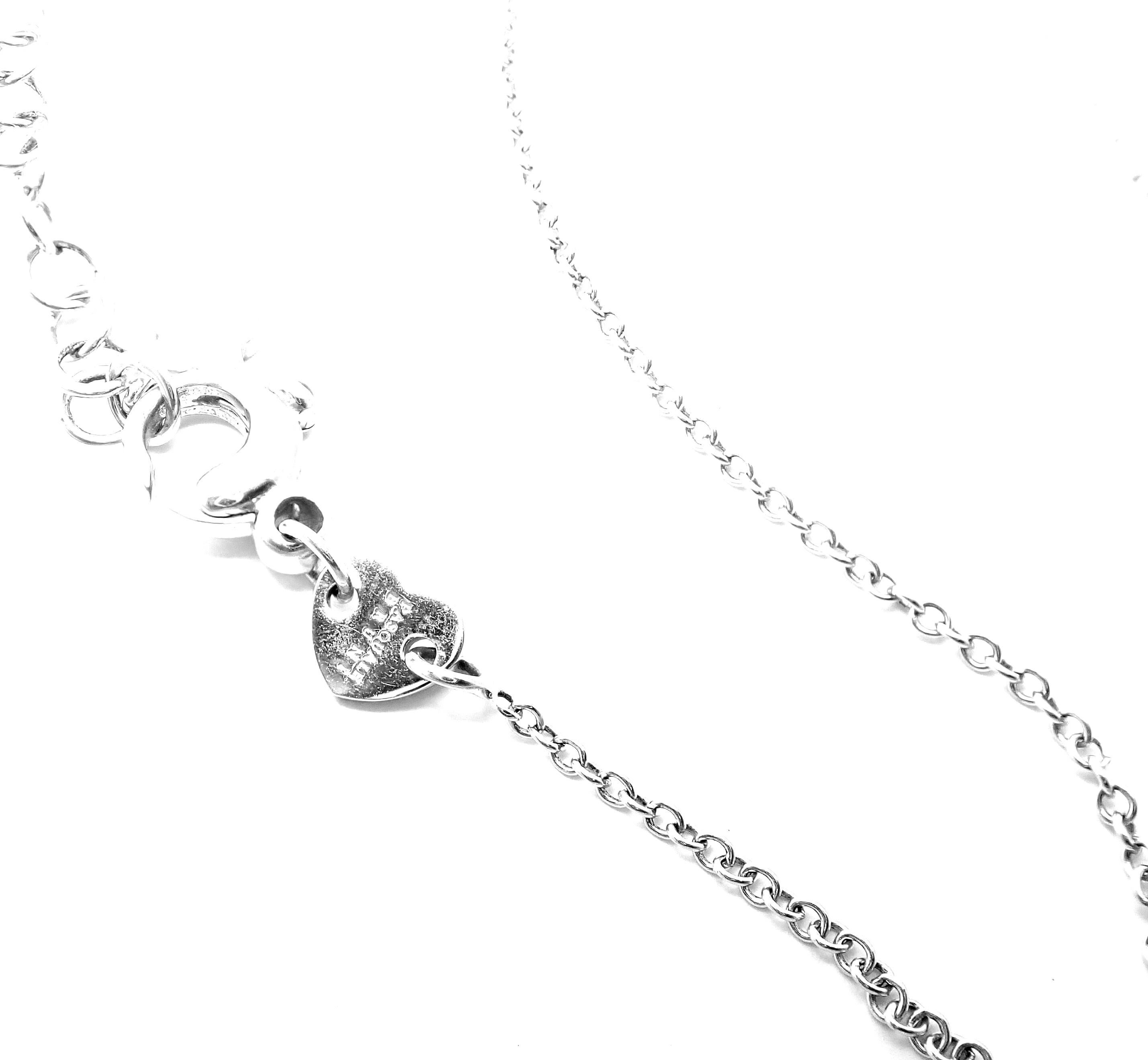 Pasquale Bruni Amethyst Cross White Gold Pendant Necklace In New Condition In Southampton, PA