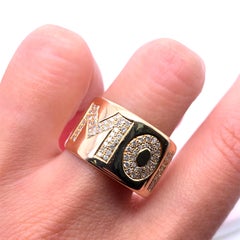 Pasquale Bruni Amore feiner Cocktailring aus 18 Karat Gelbgold