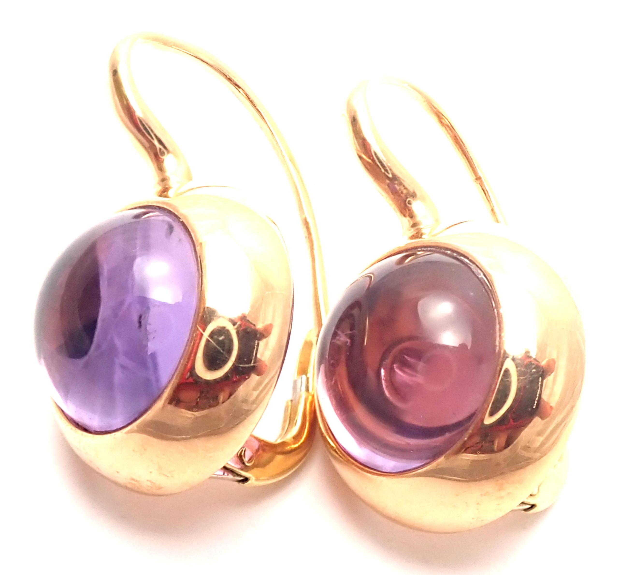 Pasquale Bruni Avant Garde Amethyst Diamond Yellow Gold Earrings 5