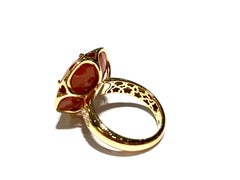 Pasquale Bruni Bon Ton Ring with Carnelian Stone and Diamonds