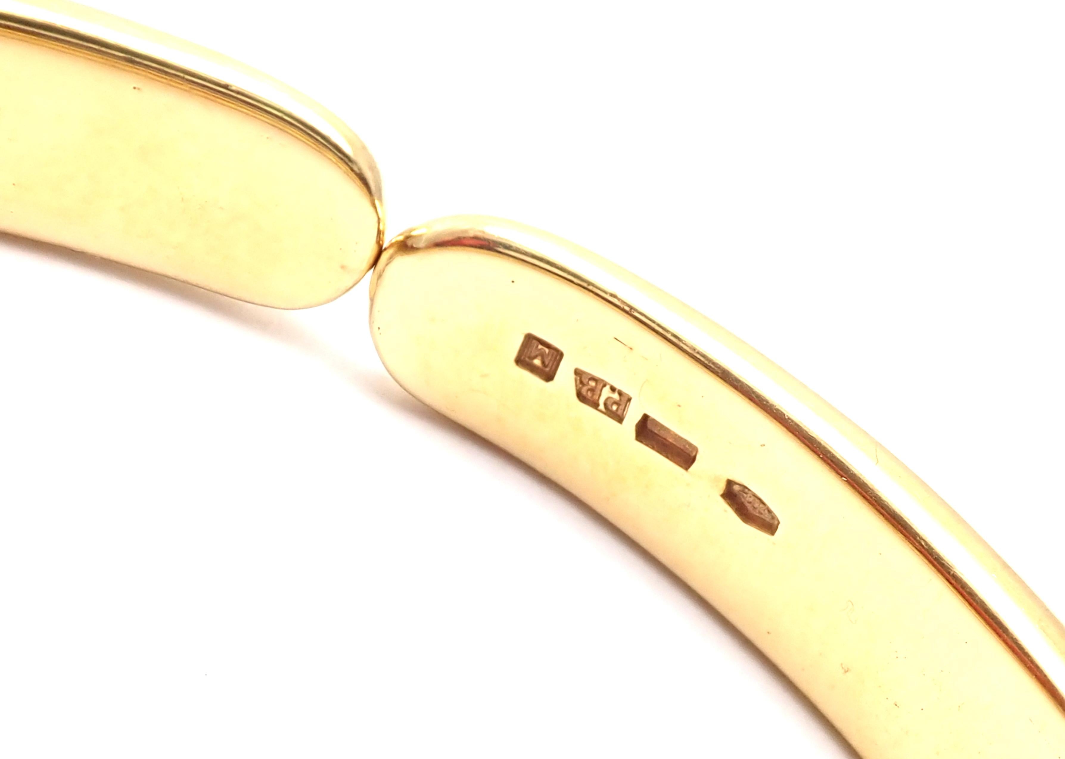 Women's or Men's Pasquale Bruni Citrine Yellow Gold Bangle Bracelet For Sale