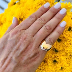 Anillo Pasquale Bruni de diamantes y oro rosa de 18 quilates, Italia