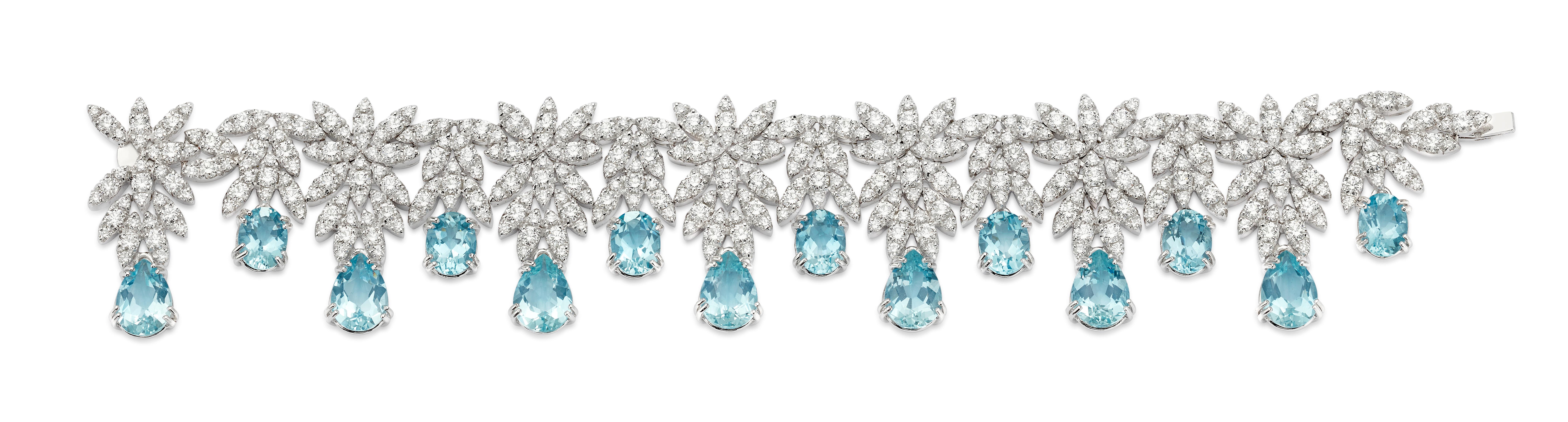 Pasqualale Bruni Diamond & Aquamarine Suite Pour femmes en vente