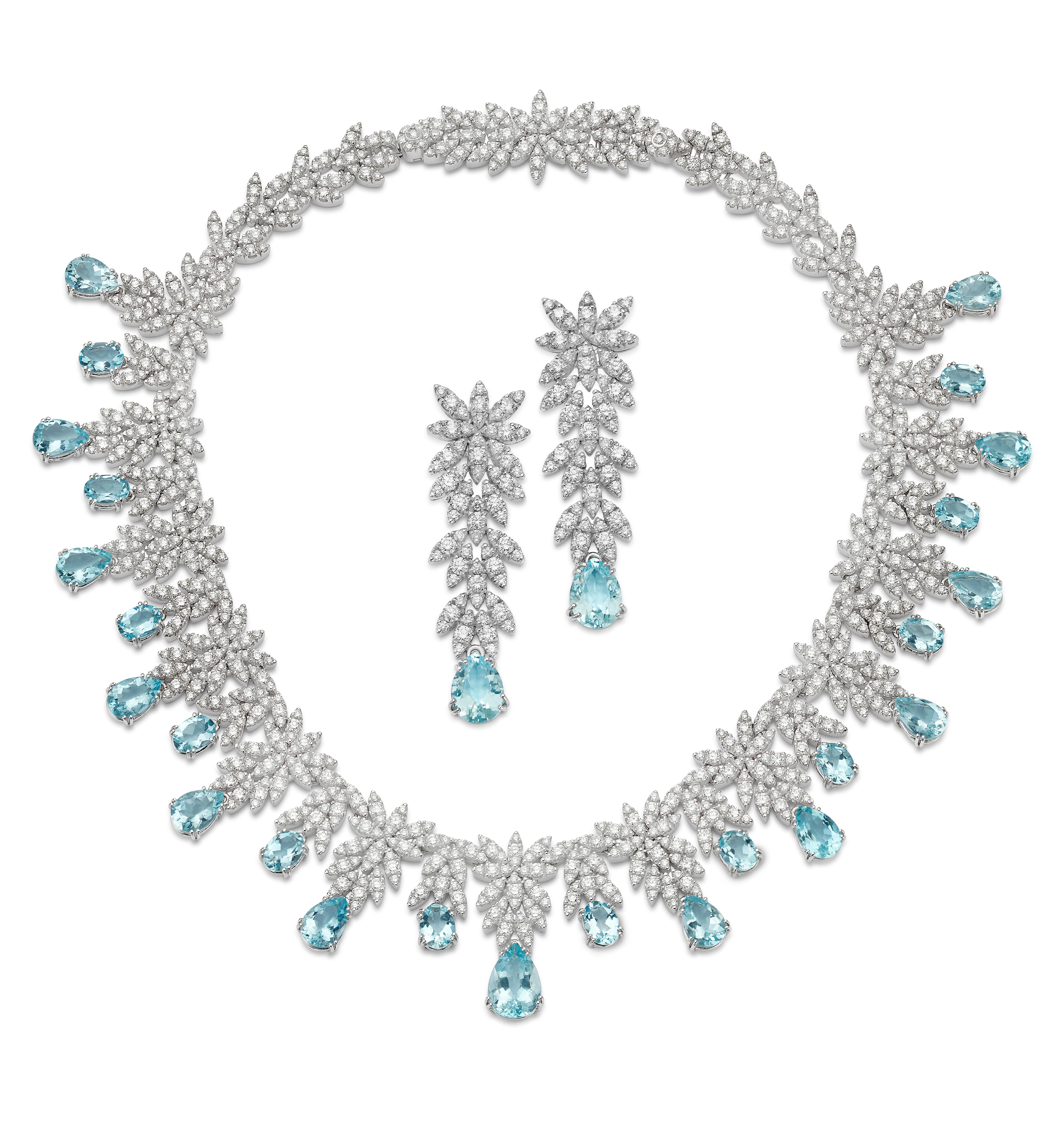 Pasqualale Bruni Diamond & Aquamarine Suite en vente 1