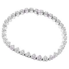 Pasquale Bruni Diamond Heart White Gold Tennis Bracelet