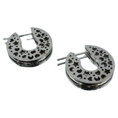 Pasquale Bruni Diamond Moon, Star and Heart Earrings - 18K