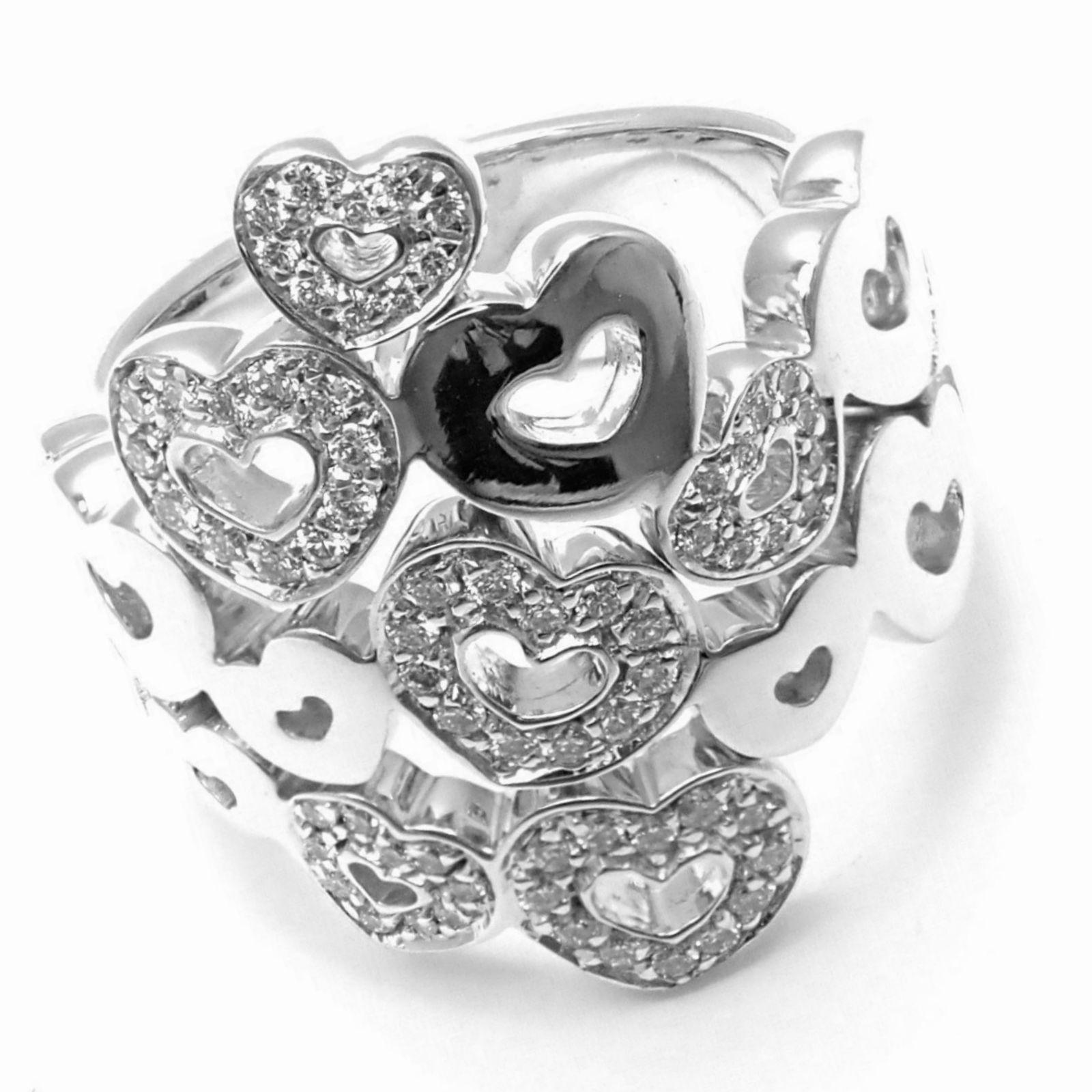 Pasquale Bruni Herzring aus Weißgold mit Diamanten 1