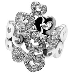 Pasquale Bruni Diamond White Gold Heart Ring