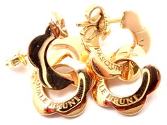 Pasquale Bruni Diamond Yellow Gold Hoop Earrings