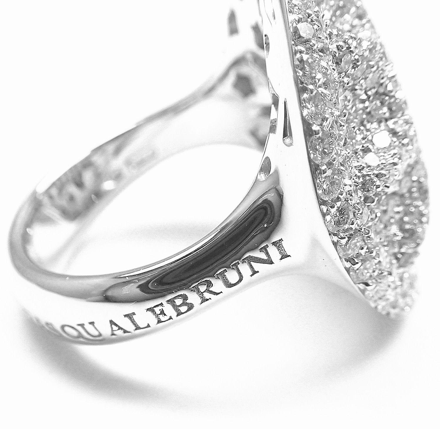 Women's or Men's Pasquale Bruni Fuoco Fire Diamond White Gold Ring