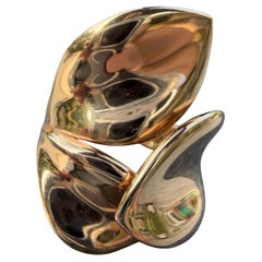 Pasquale Bruni Giardini Segreti Anello Leave in oro rosa 18k, 9 g, misura 6, prezzo al dettaglio 5600