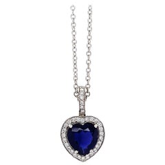 Pasquale Bruni Iolite Diamond Pendant Necklace