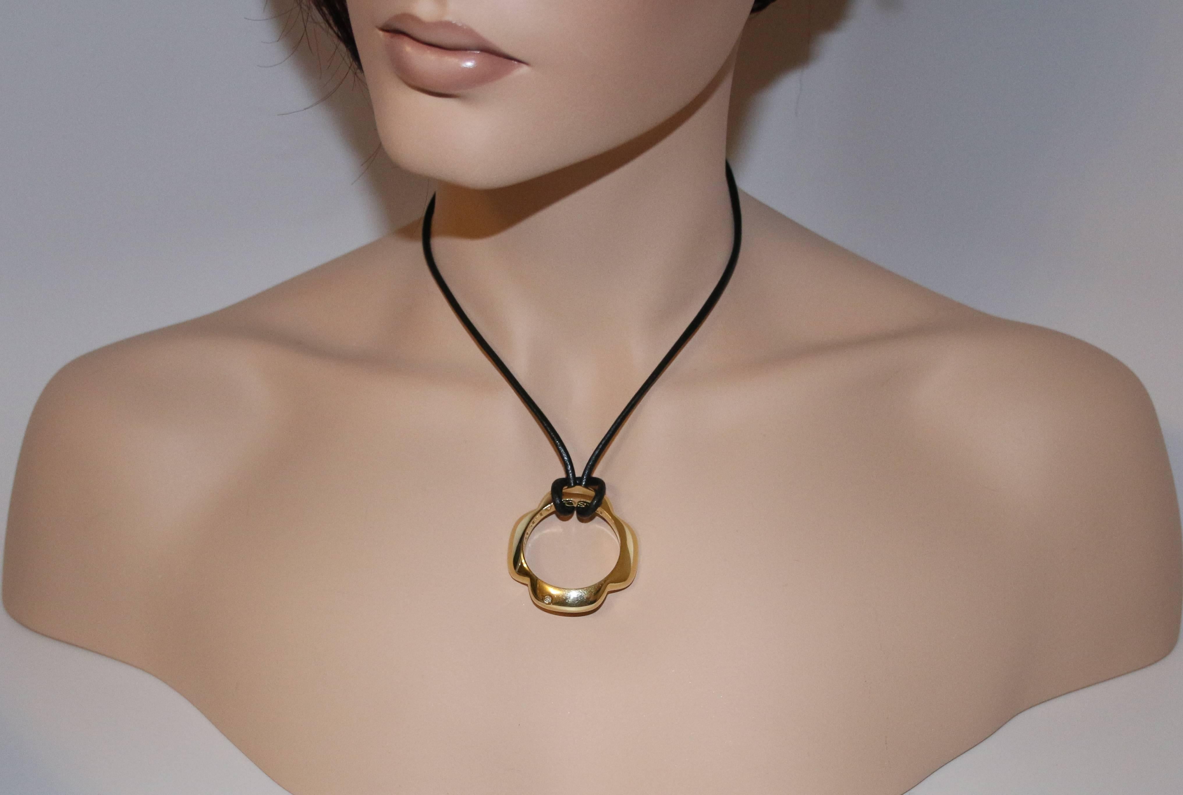 Modern Pasquale Bruni Metafore Gold Pendant Necklace For Sale