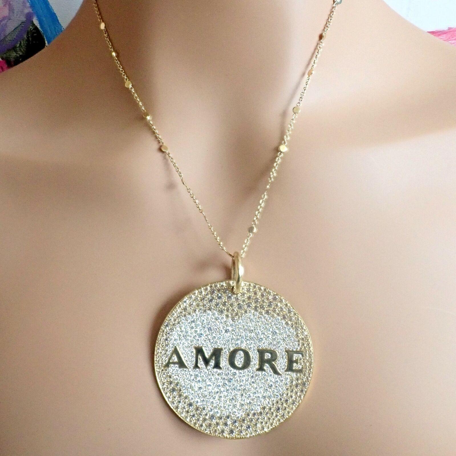 Pasquale Bruni Profondo Amore Diamond Yellow Gold Pendant Necklace For Sale 5