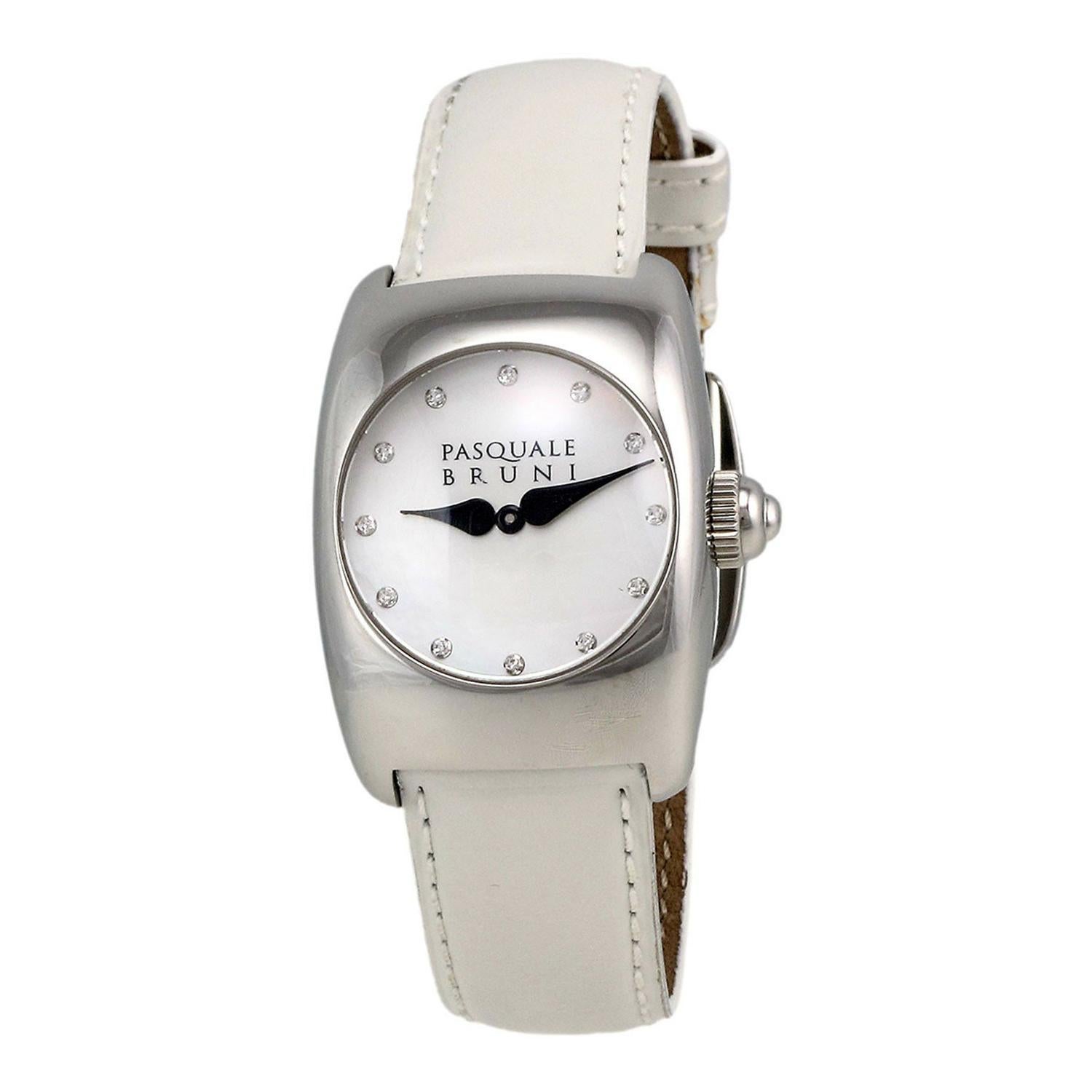 Pasquale Bruni Stainless Steel Diamond Marker Ladies Watch For Sale at  1stDibs | pasquale bruni watches, marker compact lady, pasquale bruni satovi