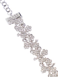 Bracciale con diamanti in oro bianco di Pasquale Bruni Piccoli Fiori