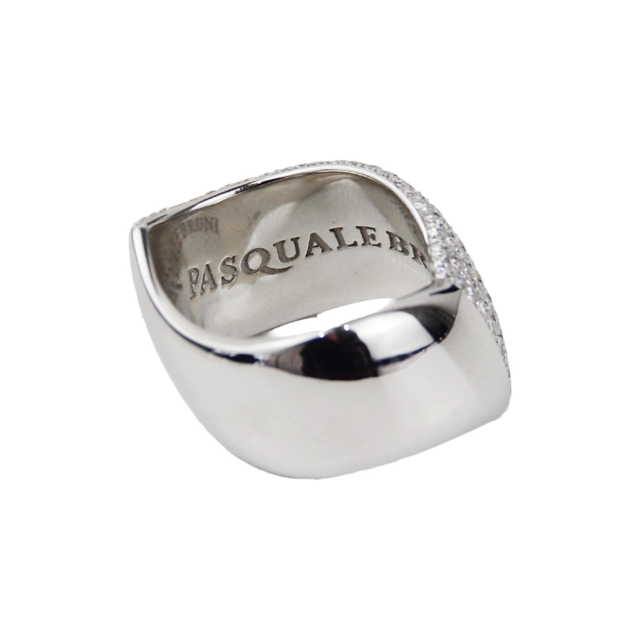 Modern Pasquale Bruni White Gold Diamond Ring