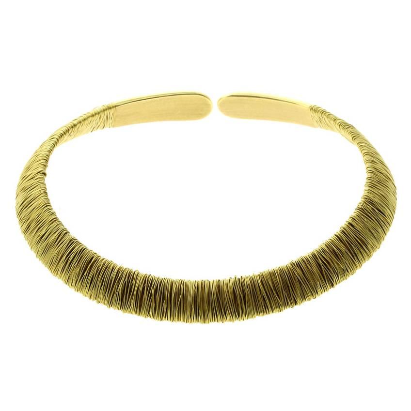 Pasquale Bruni Yellow Gold Choker Necklace