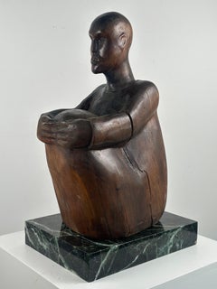Seated Figure of a Man (Los Angeles California WPA Artist)