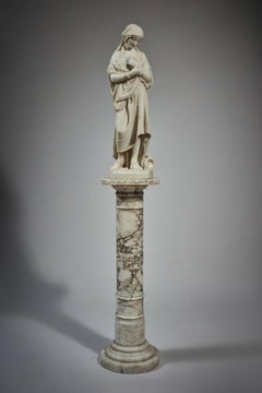 Estatua Escultura de Mármol Blanco by Romanelli