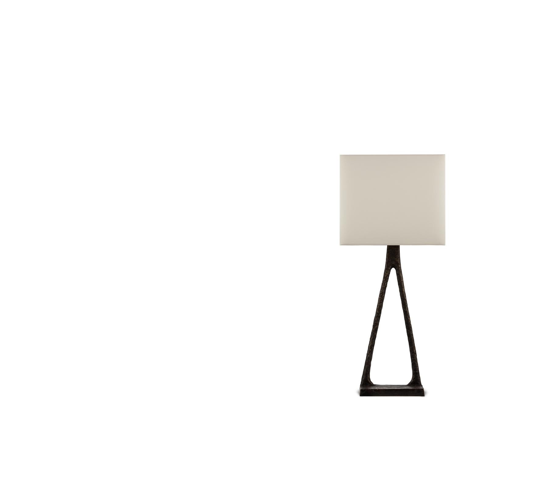 Passage table lamp by LK Edition
Dimensions: L 180 x 75 x 10 cm
Materials: Bronze

It is with the sense of detail and requirement, this research of the exception by the selection of noble materials and his culture of the french know-how , that