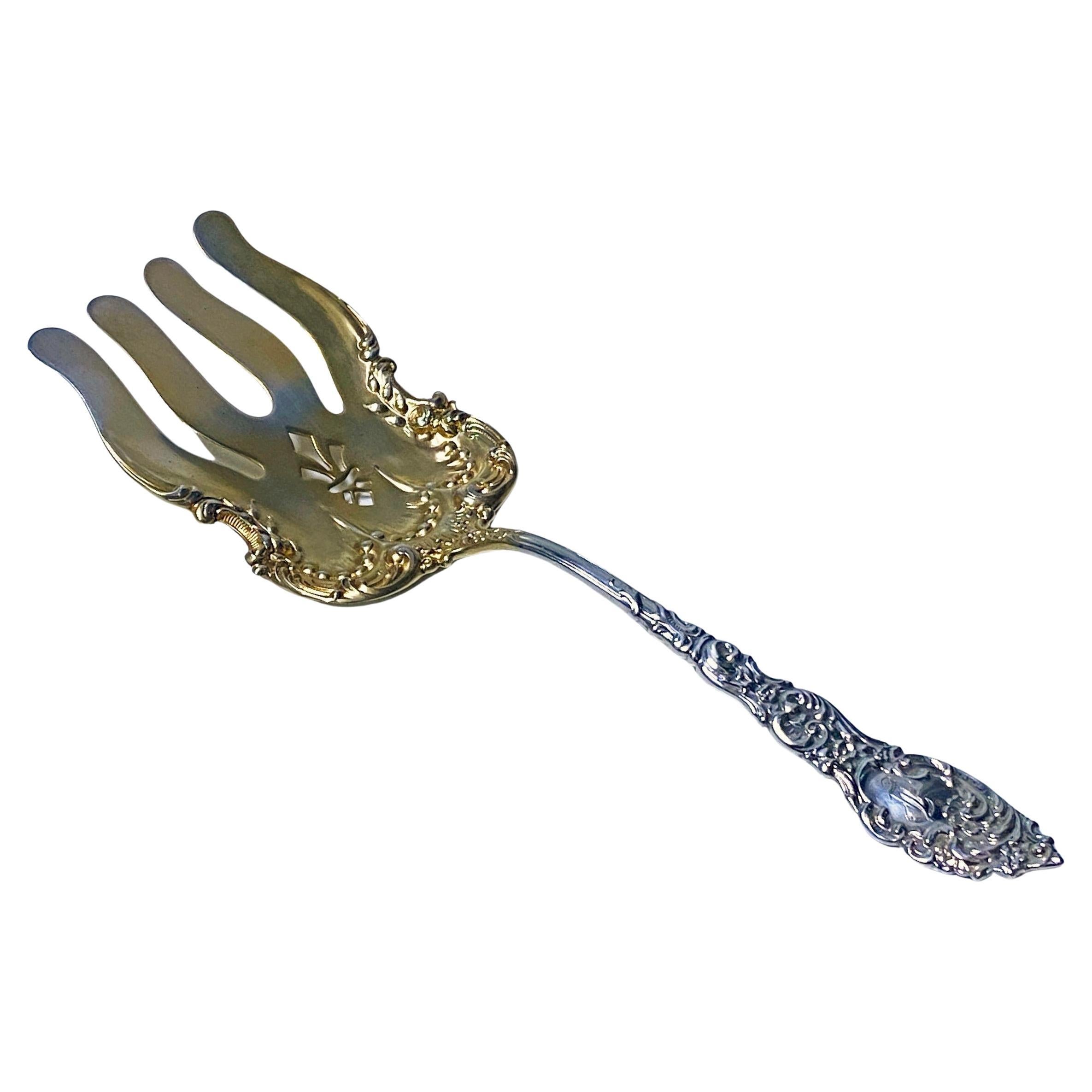 Passaic by Unger Sterling Silver Asparagus Fork, circa 1900 For Sale