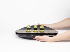 Passante, Contemporary Centerpiece or Sculptures in Marble and Corian