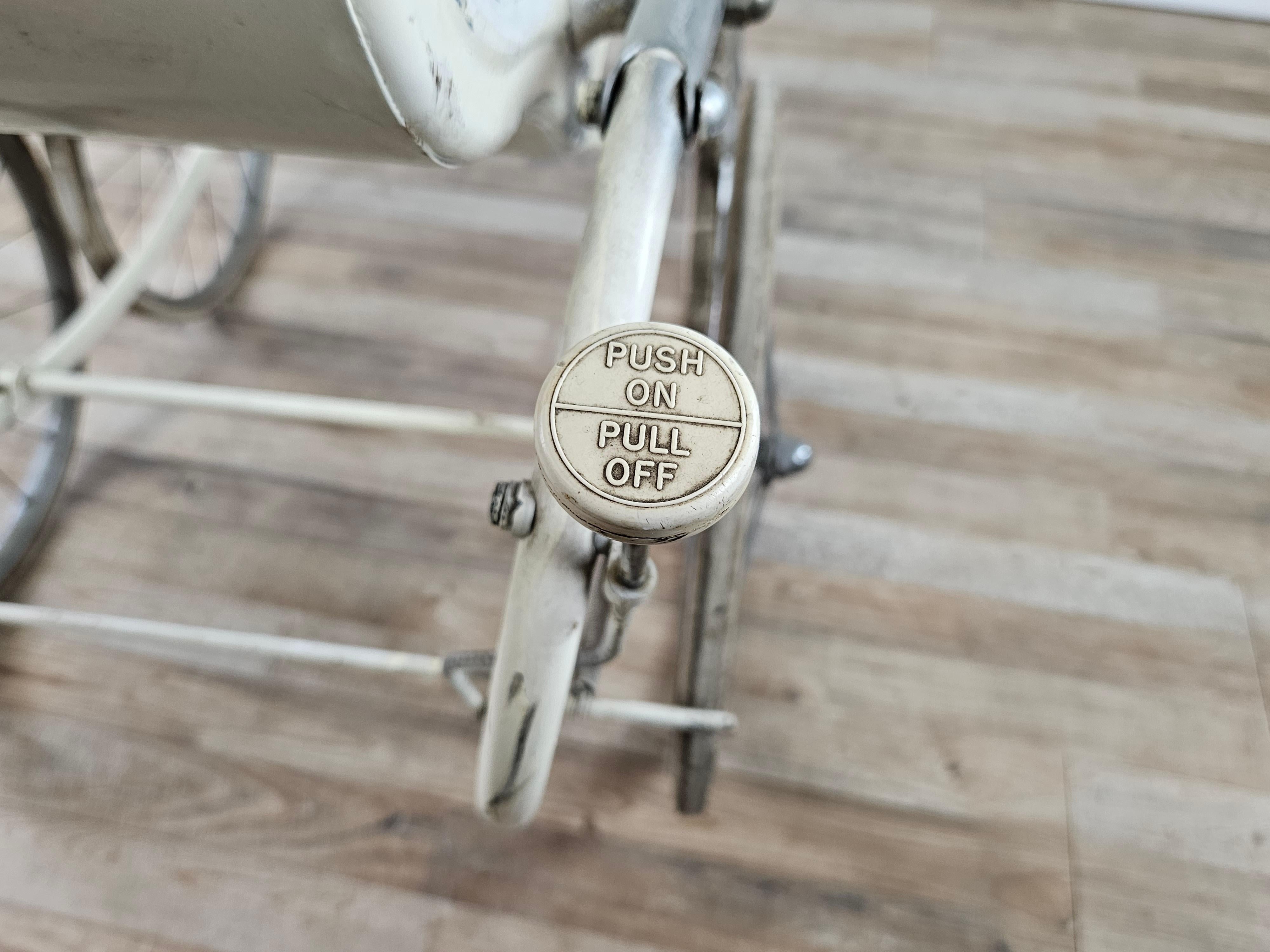 Vintage English 1960s Pedigree Stroller For Sale 8