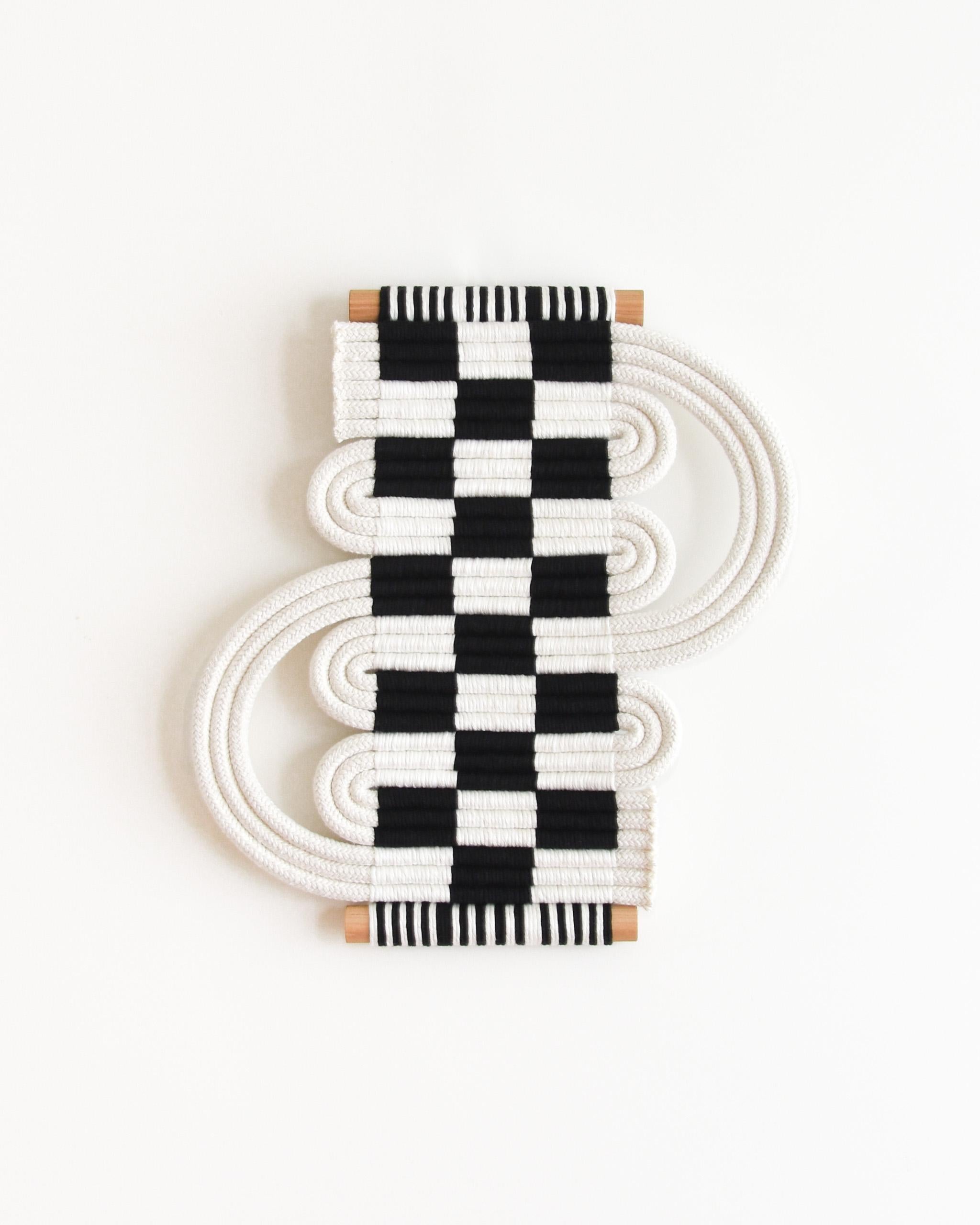 Dutch Passementerie #2, Knotted Wall Hanging, Fiber Art Tapestry by TAMAR SAMPLONIUS For Sale