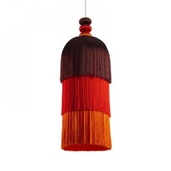Passementerie Handcrafted Fringe / Tassel Hanging Light - Small