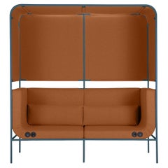Passepartout Orange & Blue Sofa By Debonademeo Studio