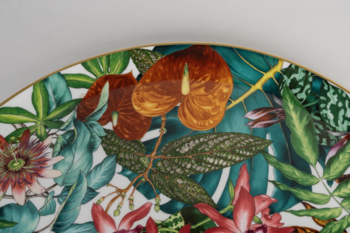 20th Century Passifolia round tray, large model For Sale
