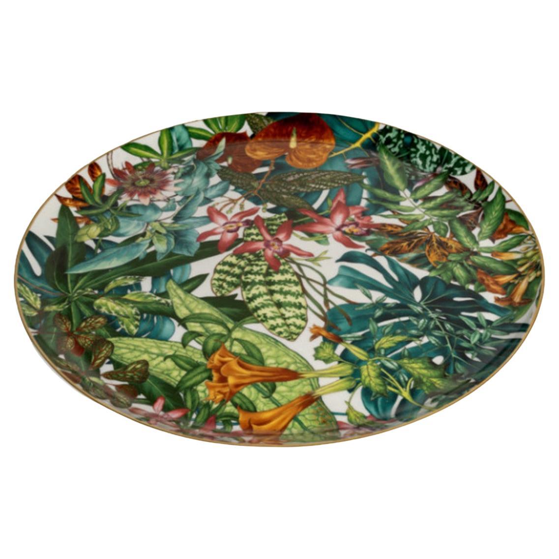 Passifolia round tray, large model For Sale