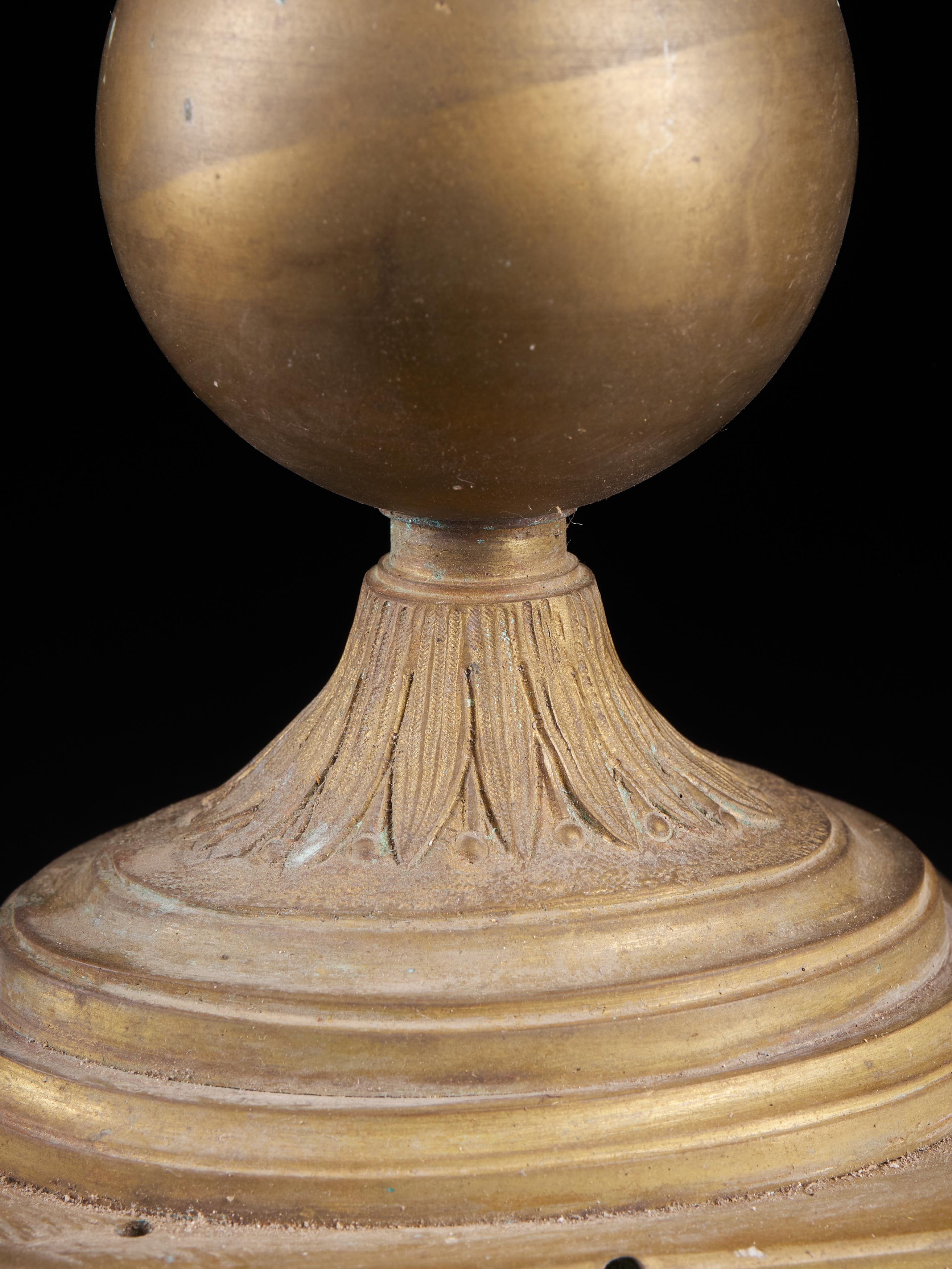 Passion of the Christ Statue with Skull Made of Copper Alloy 3