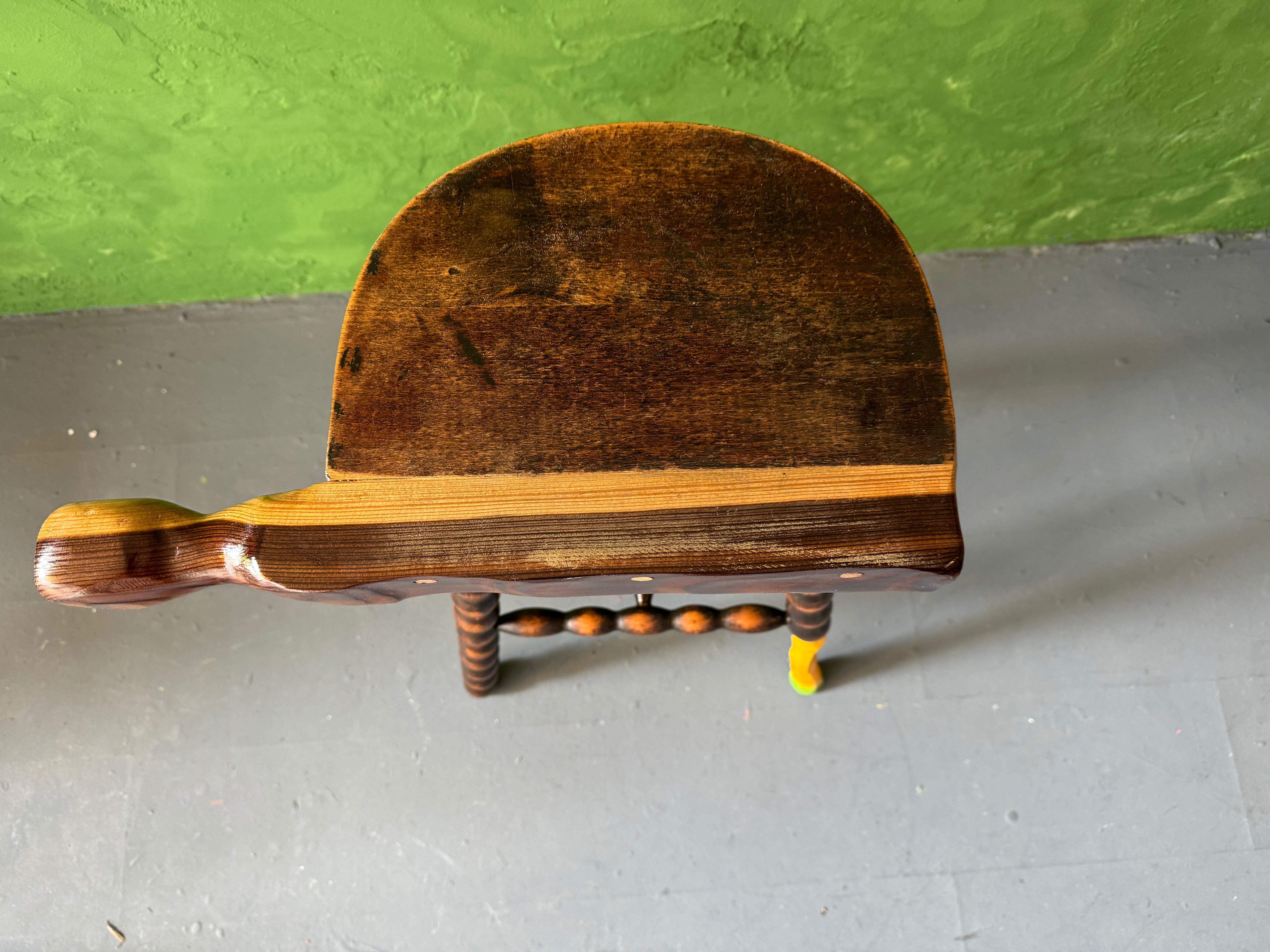 Past Create Future Barstool by Markus Friedrich Staab For Sale 3
