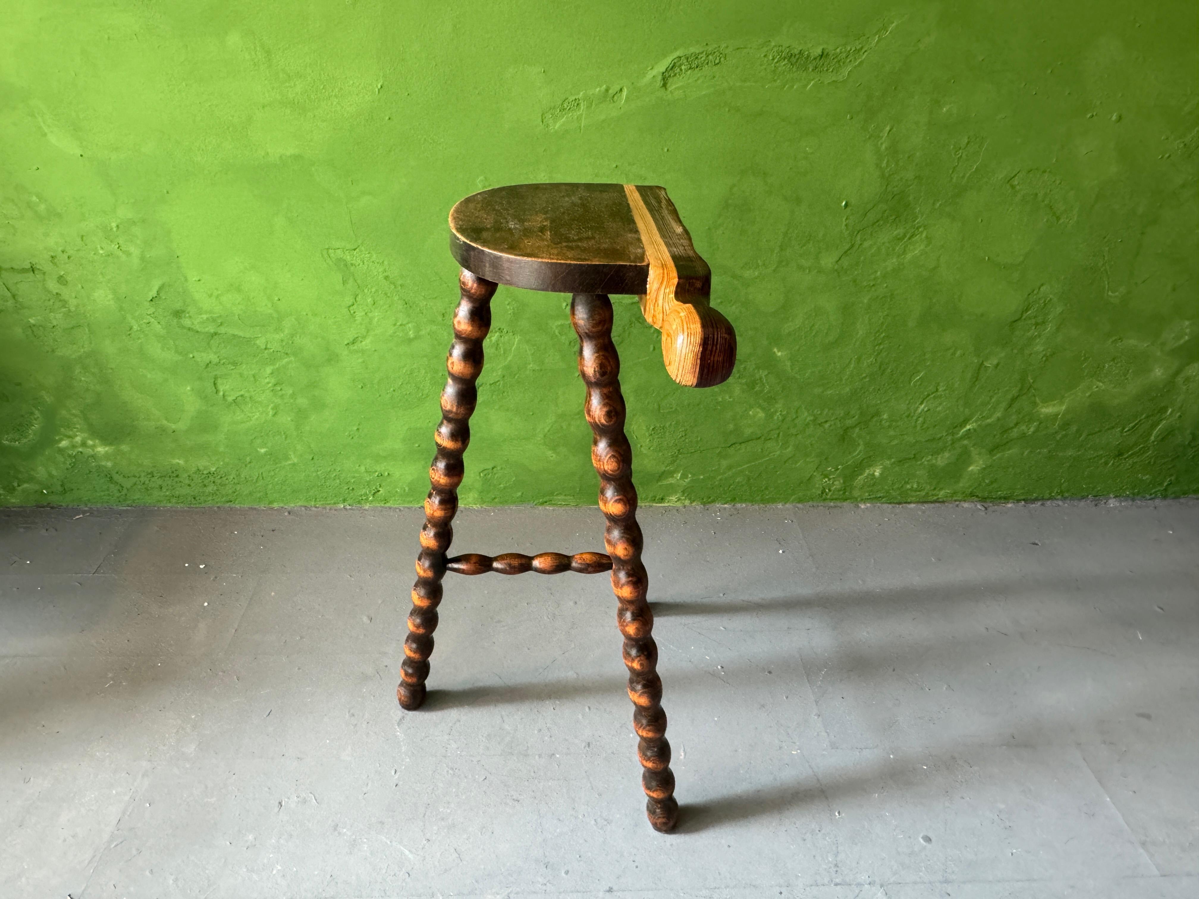 German Past Create Future Barstool by Markus Friedrich Staab For Sale