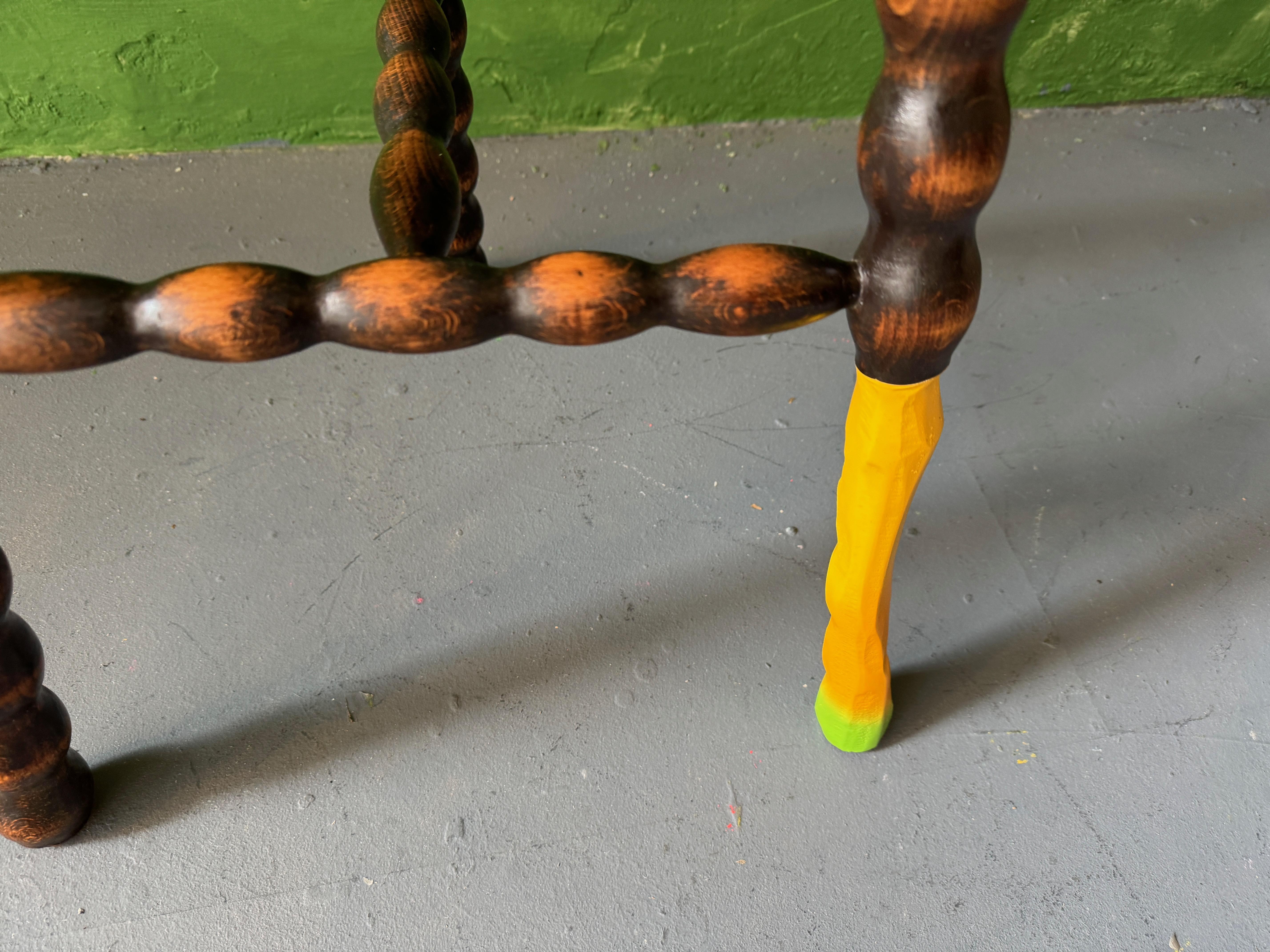 Contemporary Past Create Future Barstool by Markus Friedrich Staab For Sale