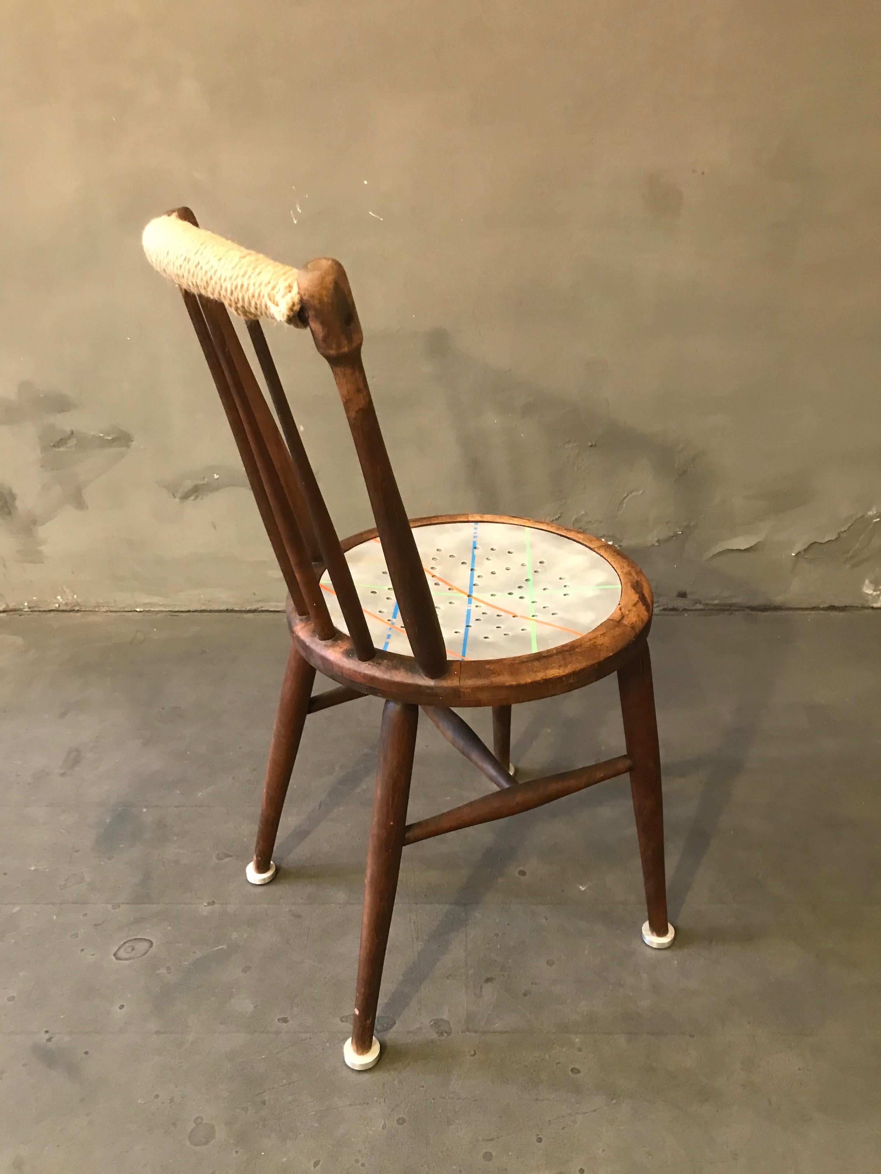 Le passé crée le futur/chaise Thonet contemporaine de Markus Friedrich Staab Bon état - En vente à Frankfurt am Main, DE