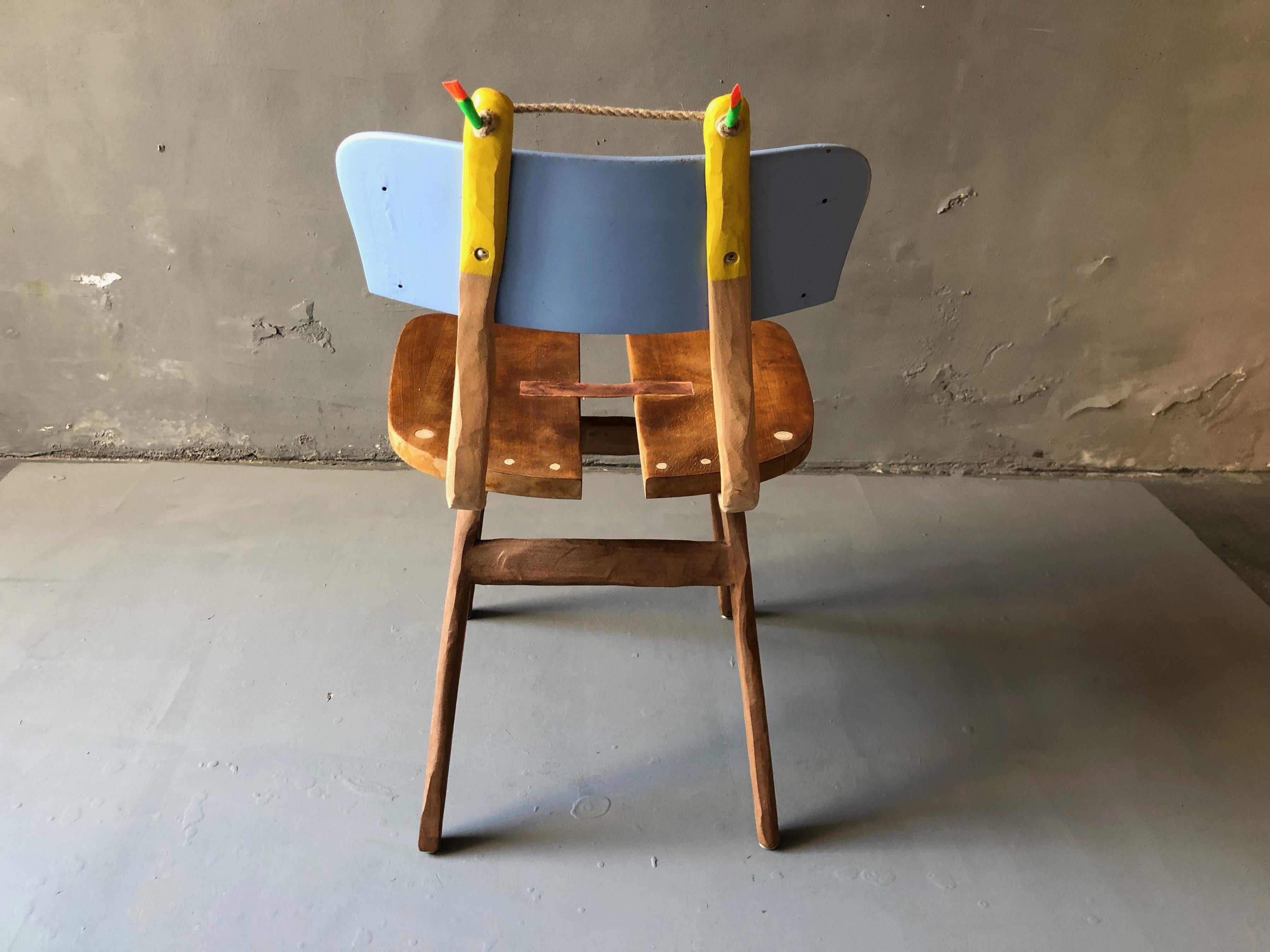 Mid-Century Modern Past Forges Future Chair by Markus Friedrich Staab 2022 For Sale