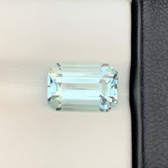 Pastel Blue Color Emerald Cut Aquamarine Gemstone for Ring Necklace Jewelry 10mm