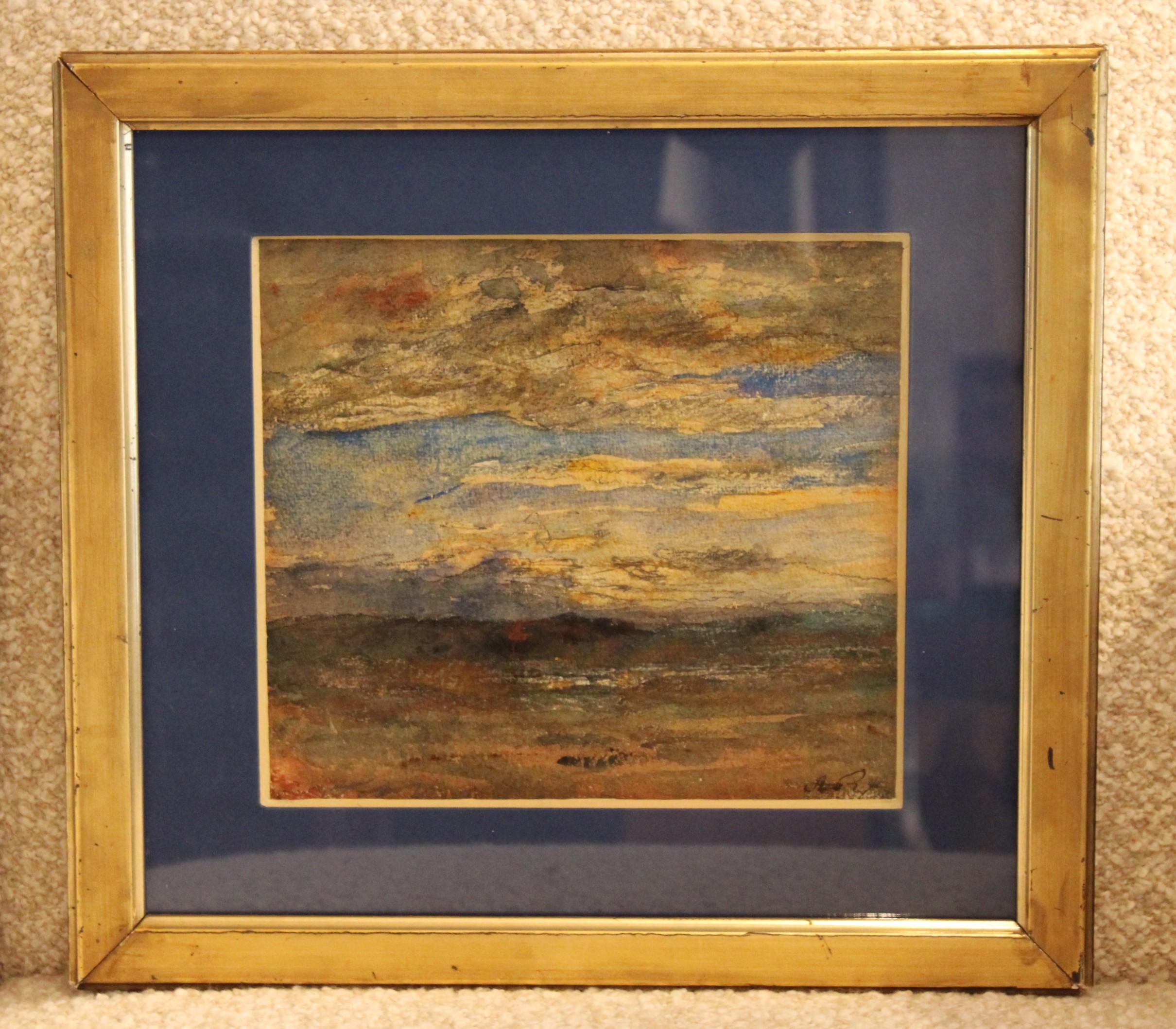 Pastel de François Auguste Rivier 
France, fin du XIXe siècle 
Signé 