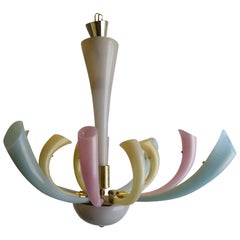 Pastel Colored Barovier & Toso Chandelier