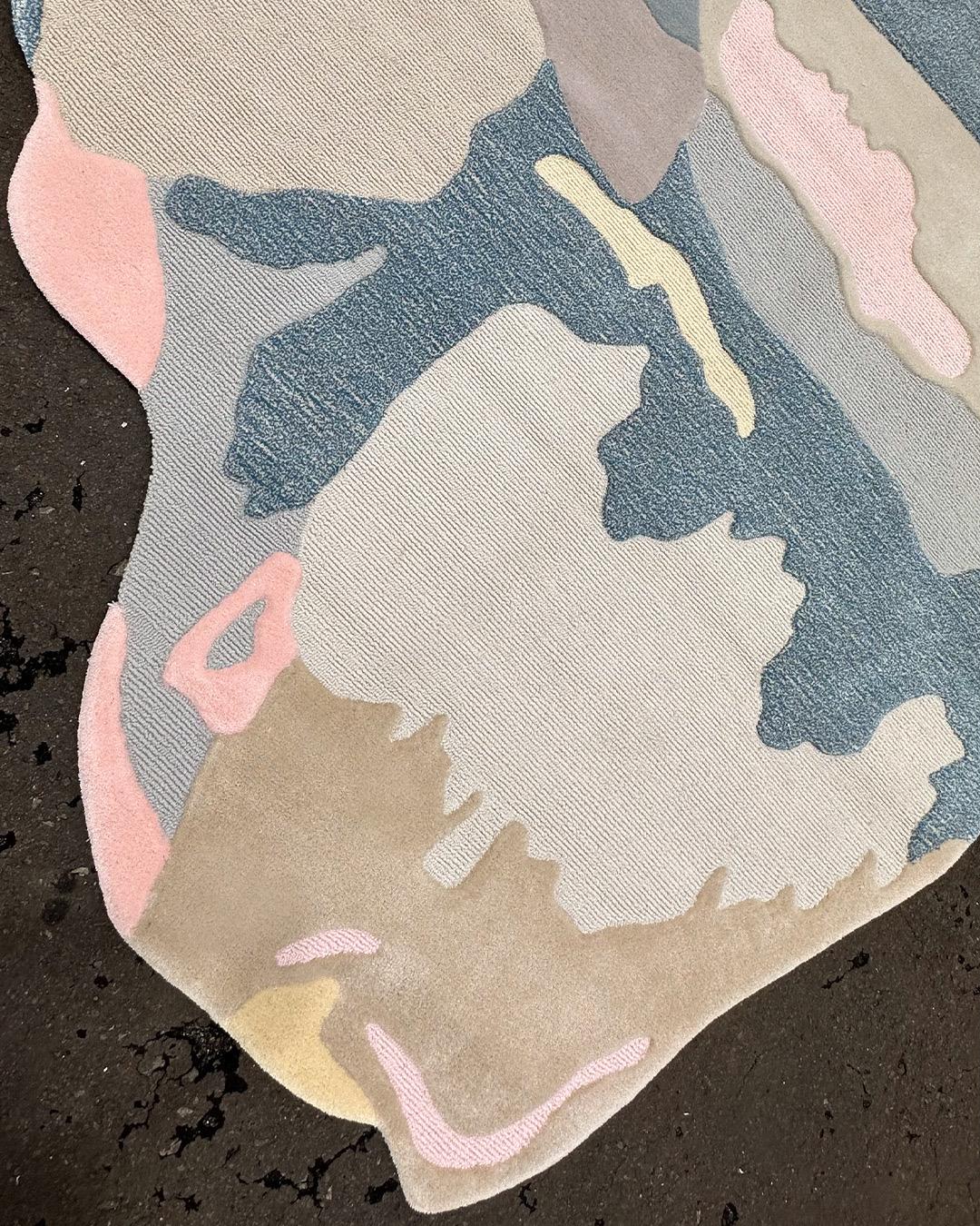 Pastellfarbener Dreamscape-Teppich von RAG home (Indonesisch) im Angebot